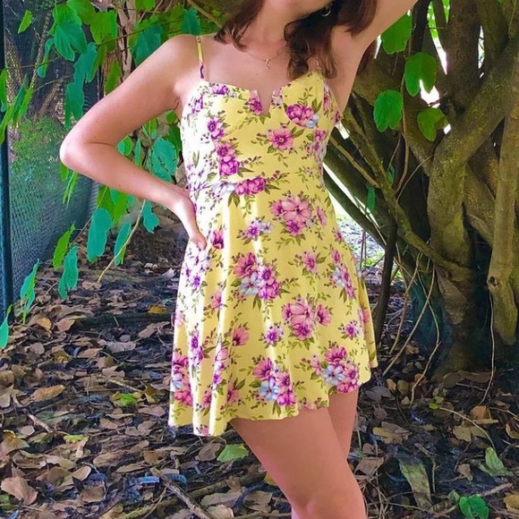 Floral Mini Dress - Picture 1 of 5